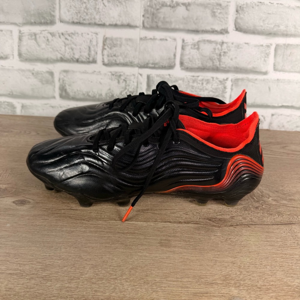 Adidas Copa Sense.1 FG Soccer Cleats Fusionskin Black Red Mens 9